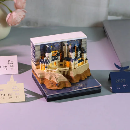 Wizardry School 3D Calendar - 2027